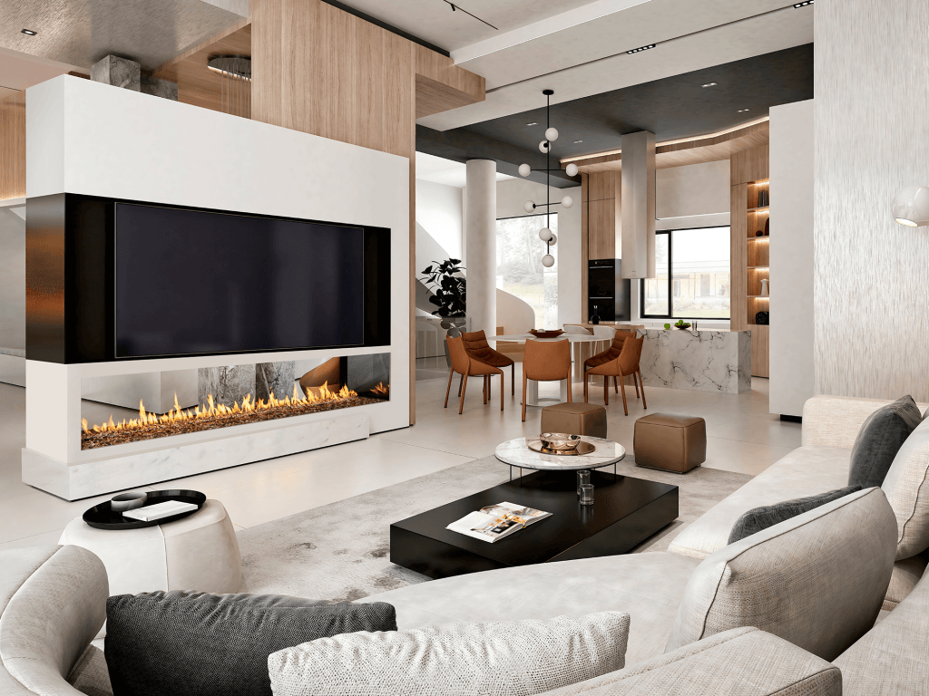 Modern fireplace design and maintenance services for homes